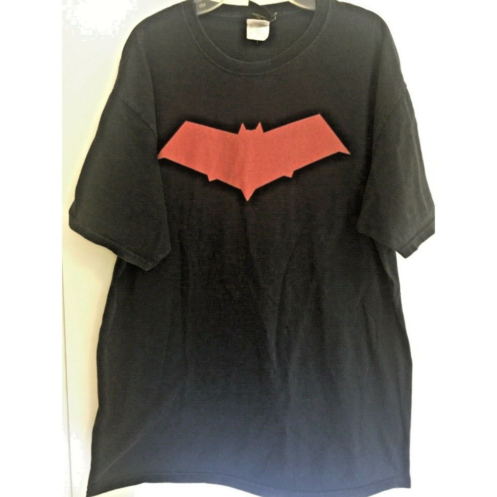 Batman Logo Large T Shirt DC Comics Super Hero Black Size Large